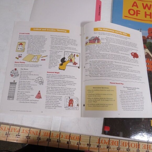 A world of Homes BIG BOOK (almost 2 feet tall) with teacher pages  Classroom - Picture 12 of 14